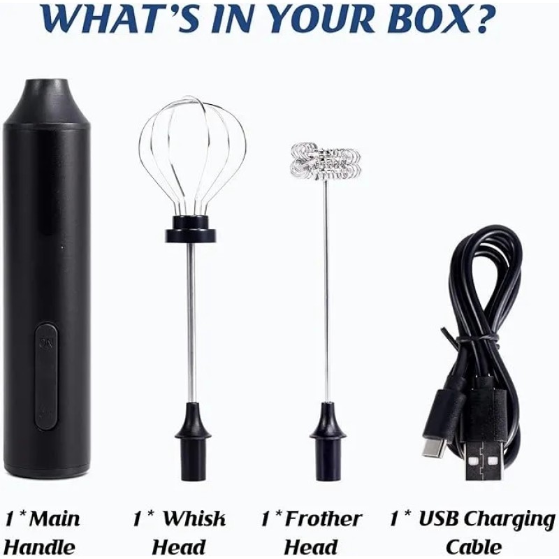 USB Milk Frother Factory - Stainless Steel Whisk for Cappuccino