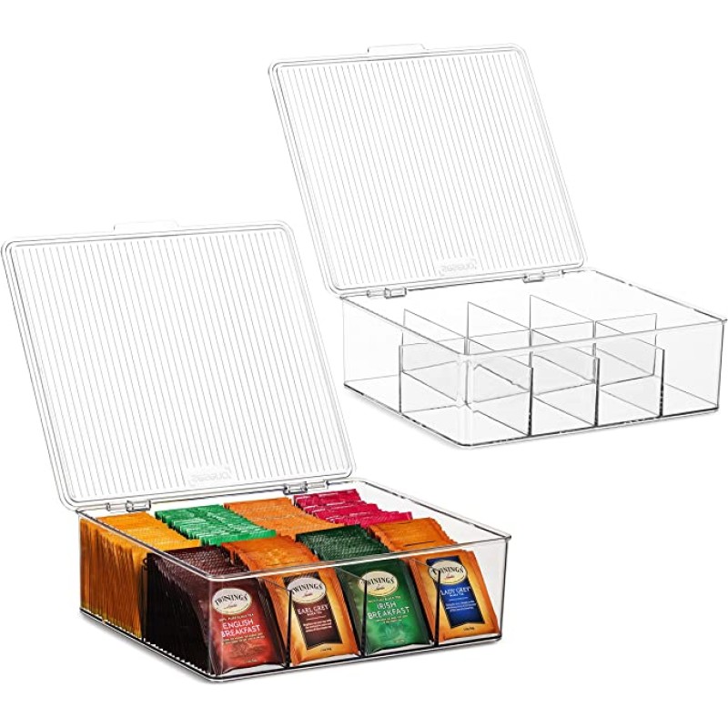 Tea Bag Organizer Factory - Plastic Fridge Storage Box
