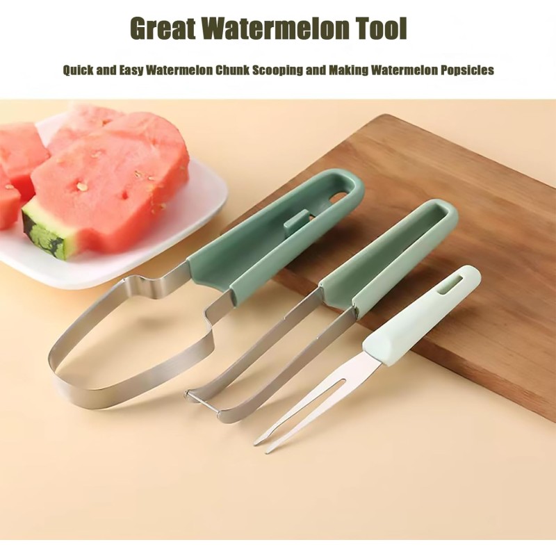 Watermelon Cutter Factory - 3 in 1 Stainless Steel Fruit Slicer