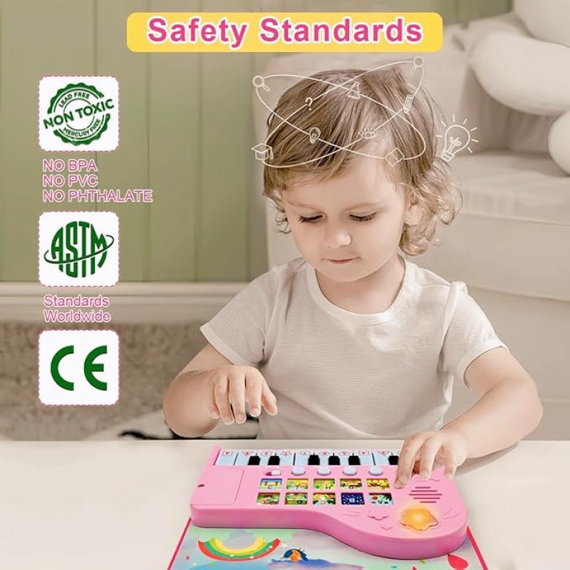 Piano Book Toy Factory - 18 Keys Multi Fun Learning Music