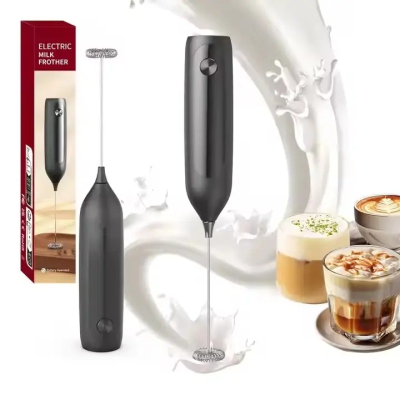 Mini Milk Frother Factory - Battery-powered Handheld Mixer