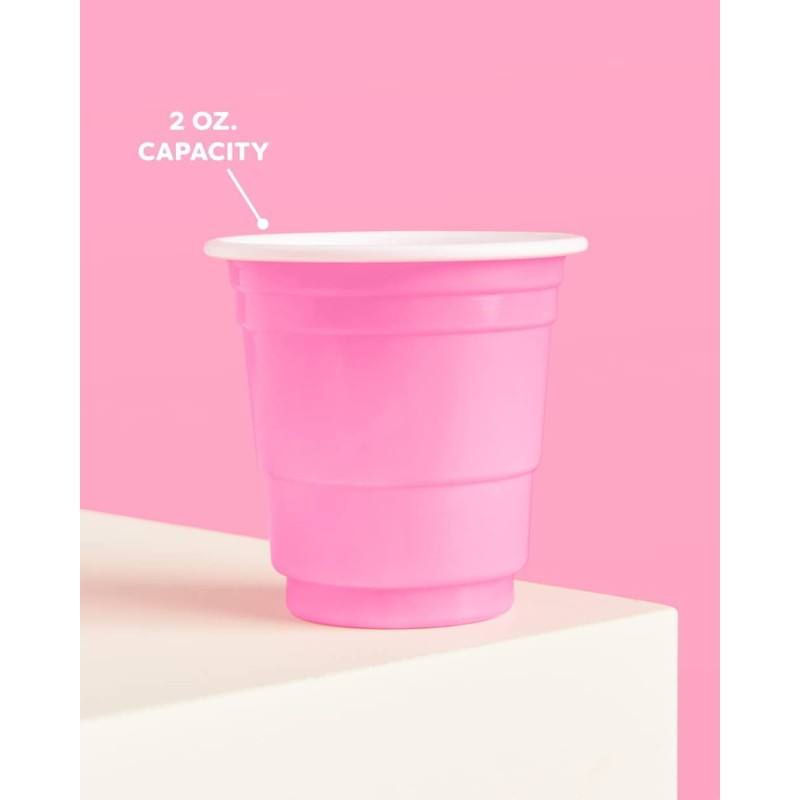 Plastic Shot Glass Factory - 2oz Mini Disposable Party Cups