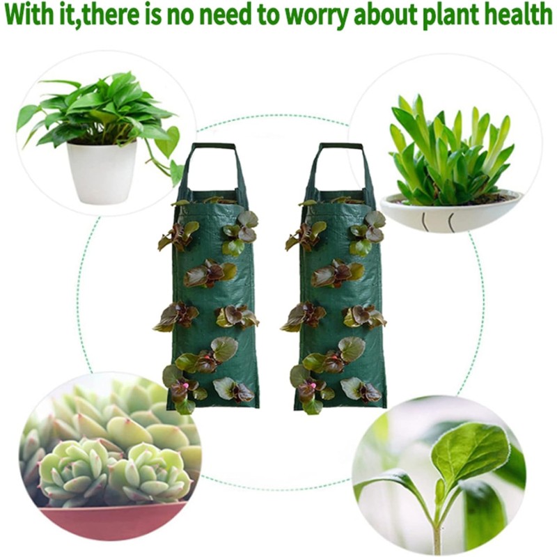 Hanging Plant Bags Supplier - Breathable Strawberry Grow Bags