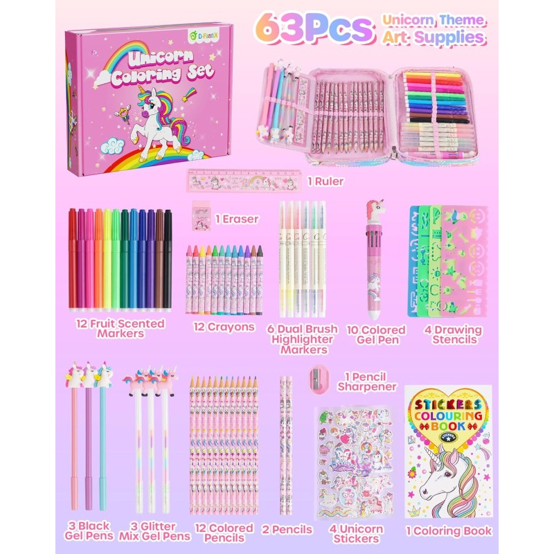 Art Supplies Bag Supplier - Convertible with Scented Markers
