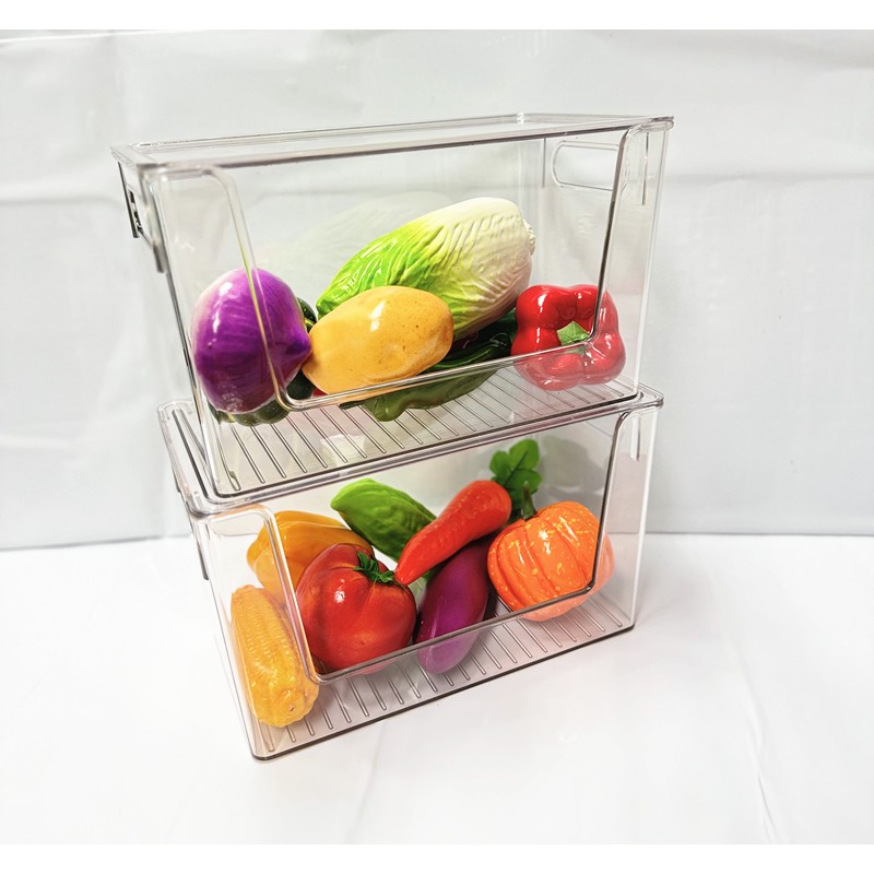 Storage Container Manufacturer - Open Front Bins with Lids