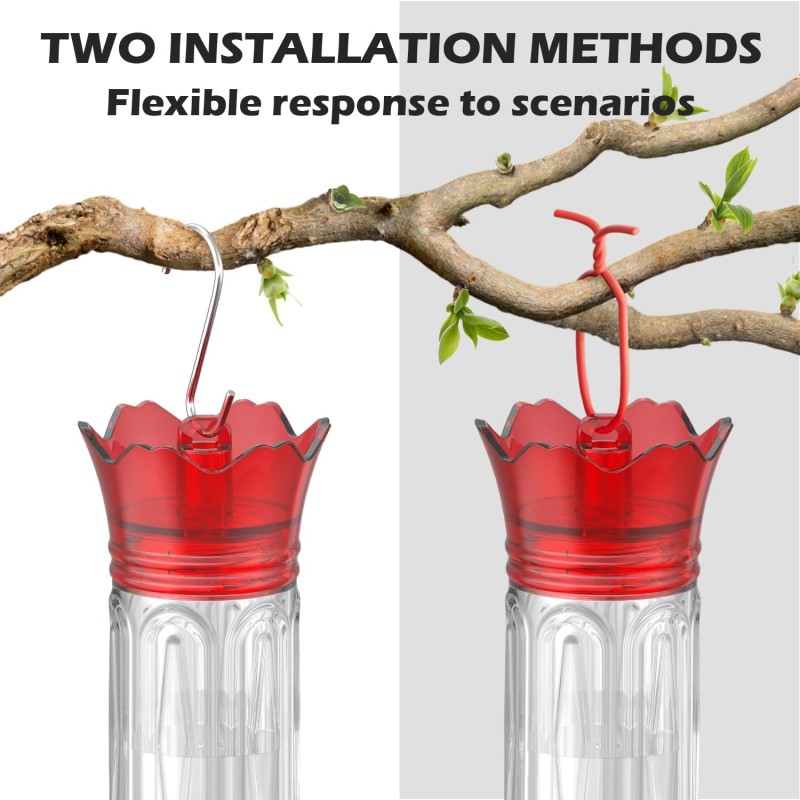 Hummingbird Feeder Manufacturer - 20oz 10 Port Plastic Feeder