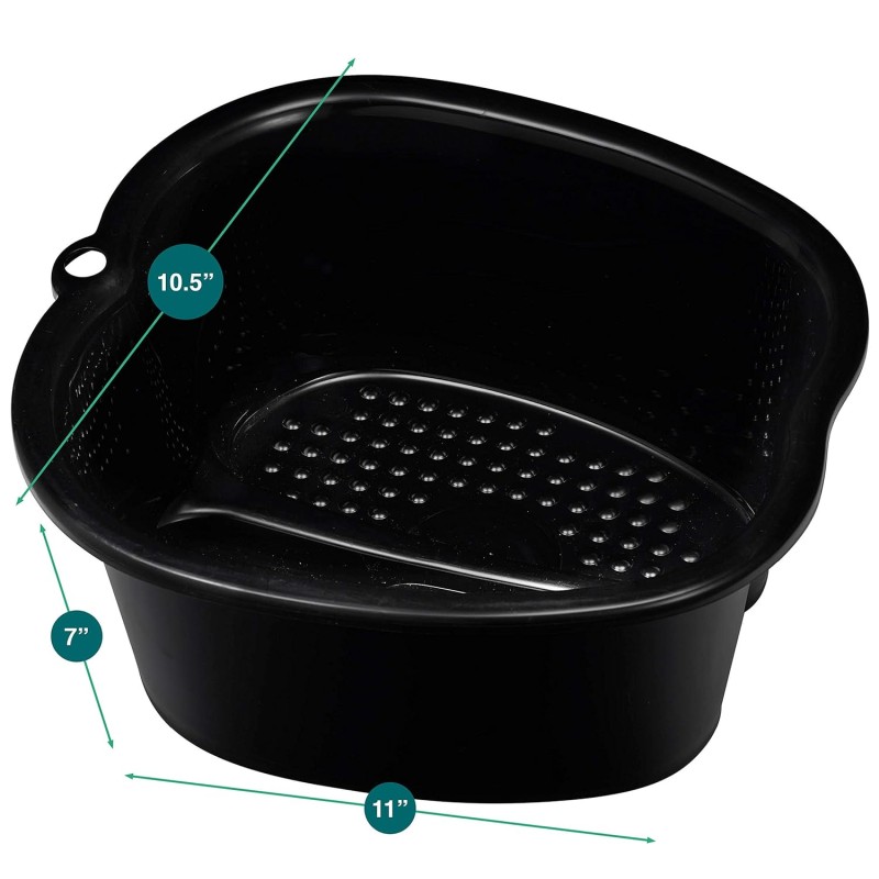 Foot Soaking Tub Manufacturer - Plastic Pedicure Spa Basin with Handle