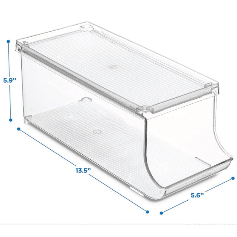 Beverage Box Factory - Transparent Fridge Can Organizer