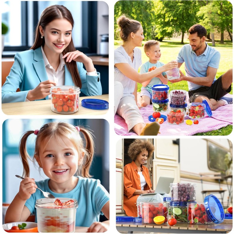 Freezer Containers Factory - 16OZ Airtight Meal Prep Boxes