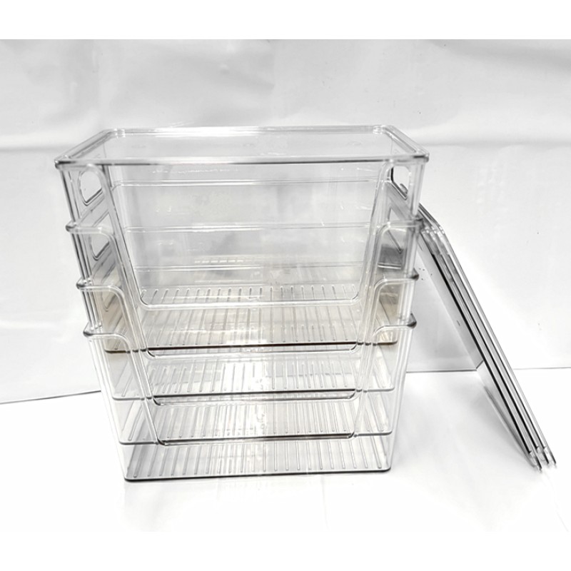 Storage Container Manufacturer - Open Front Bins with Lids