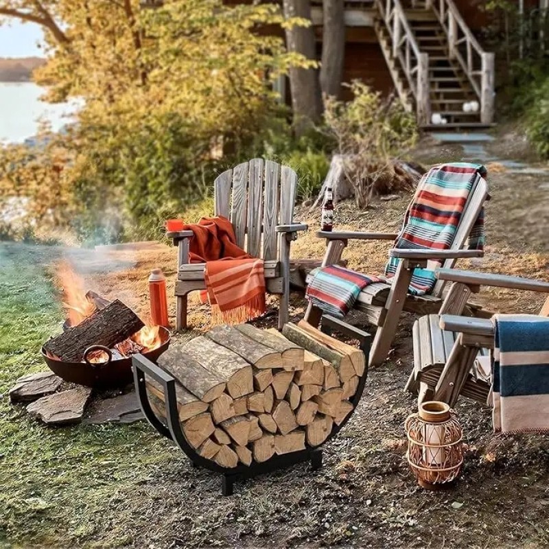 Firewood Rack Supplier - Double Coated Waterproof Log Holder