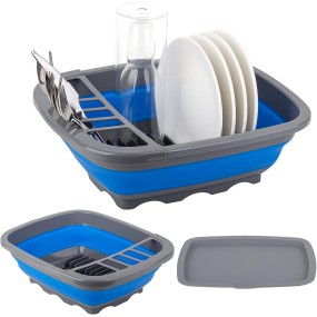 Collapsible Dish Rack Factory - Foldable Drainer with Board for Kitchen & Camping