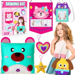 Sewing Kit Factory - 6 DIY Animal Felt Craft for Kids