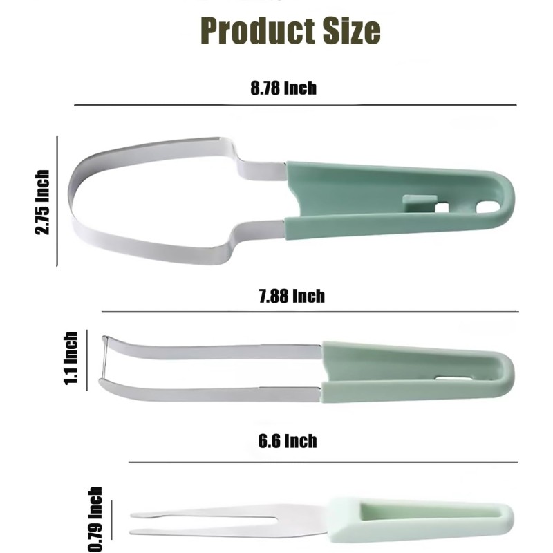 Watermelon Cutter Factory - 3 in 1 Stainless Steel Fruit Slicer