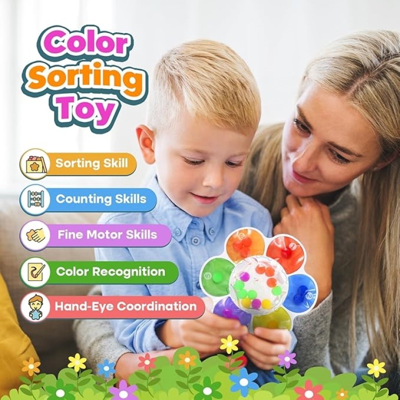 Sensory Toys Supplier - Color Sorting Fine Motor Skill Games