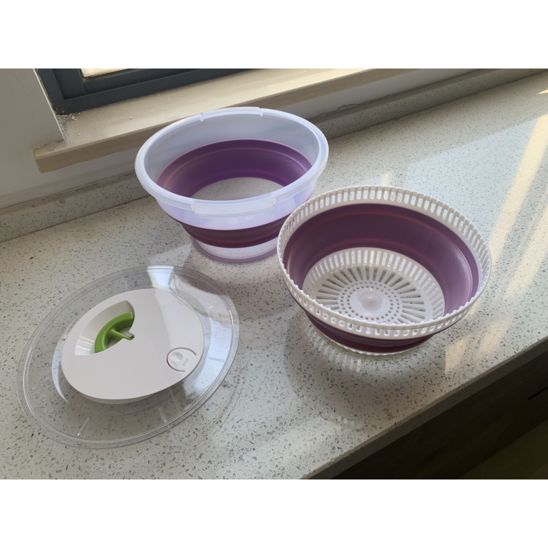 Folding Drain Basket Manufacturer - Adjustable Silicone Sink Colander