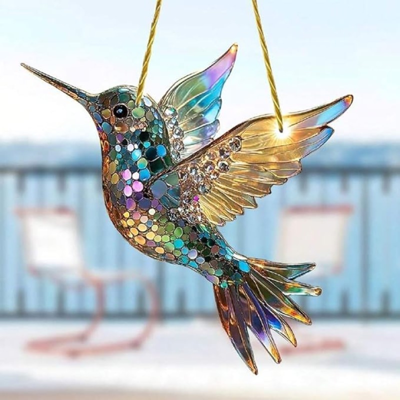 Bird Suncatcher Supplier - Acrylic Hanging Birds Window Decoration
