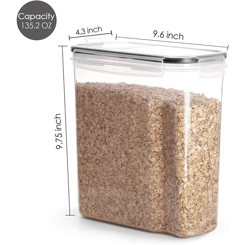 Cereal Containers Factory - 4L Airtight Pantry Organization