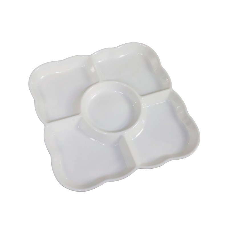 Serving Tray Factory - Round Melamine Divided Platter