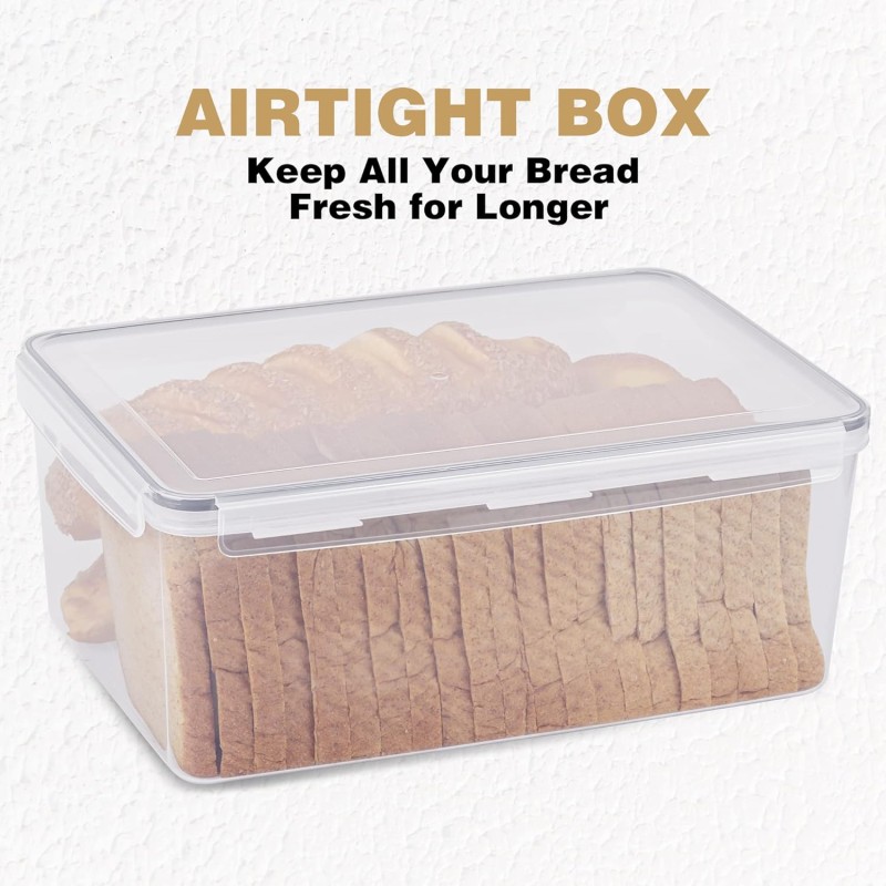 Large Bread Box Factory - 11L Airtight Bakery Container