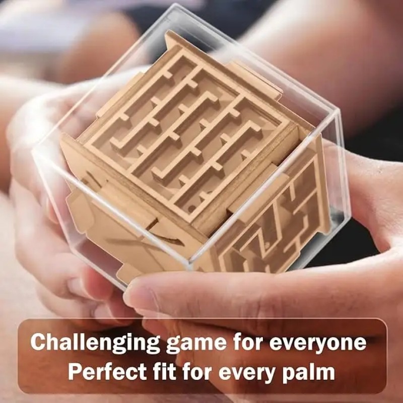 Fidget Puzzle Cube Manufacturer - 6-Sided Wooden Brain Teaser