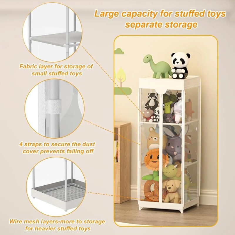 Stuffed Animal Storage Supplier - Extra Large Zipper Organizer Tube