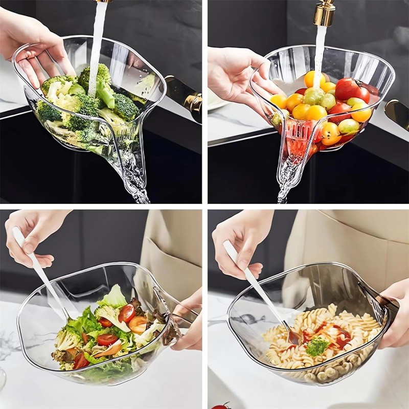Sink Drain Basket Factory - Multi-functional Pasta Strainer Bowl