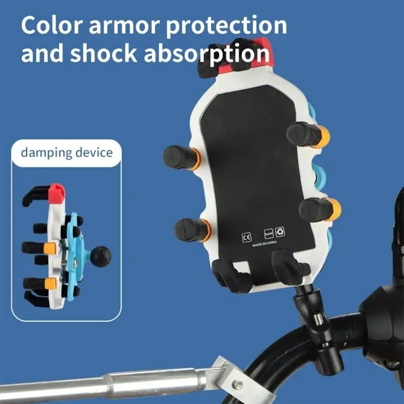 Motorcycle Mount Supplier - G7ND Anti Vibration Phone Clamp