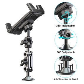 Car Tablet Holder Manufacturer - Heavy Duty Drill Base Stand