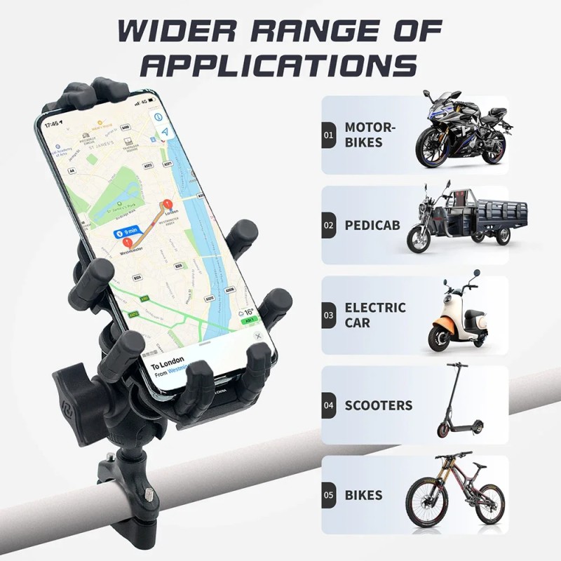 Phone Holder Factory - Aluminum Alloy Motorcycle Bike Mount