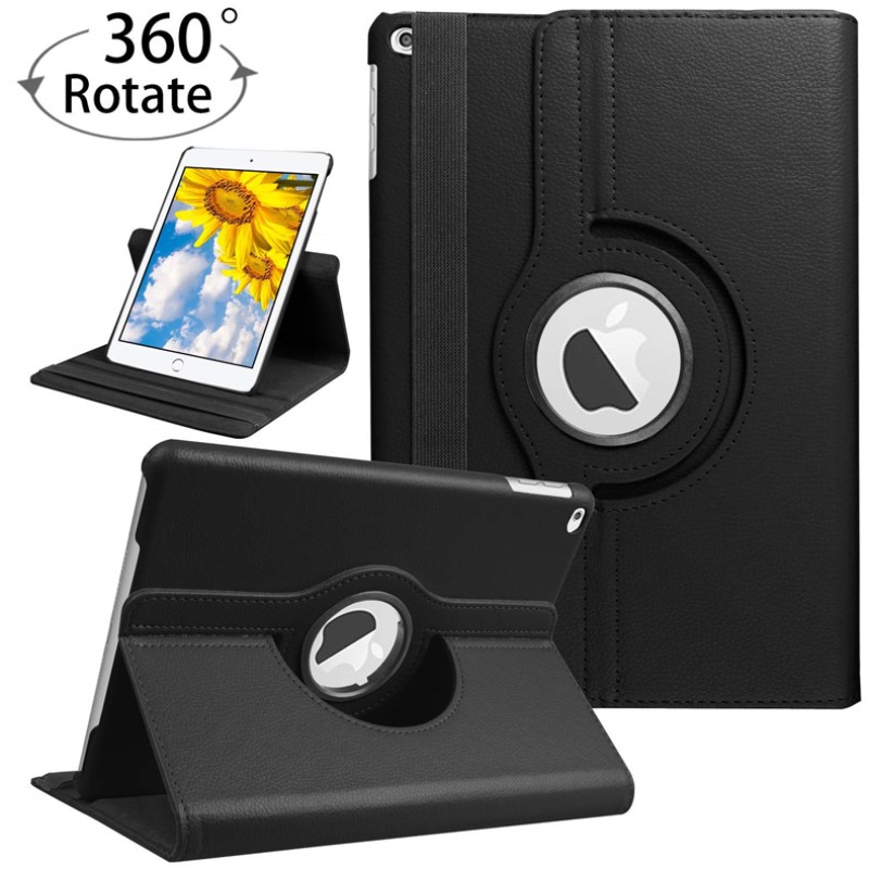 iPad Case Factory - 360 Rotating PU Leather Shockproof Cover