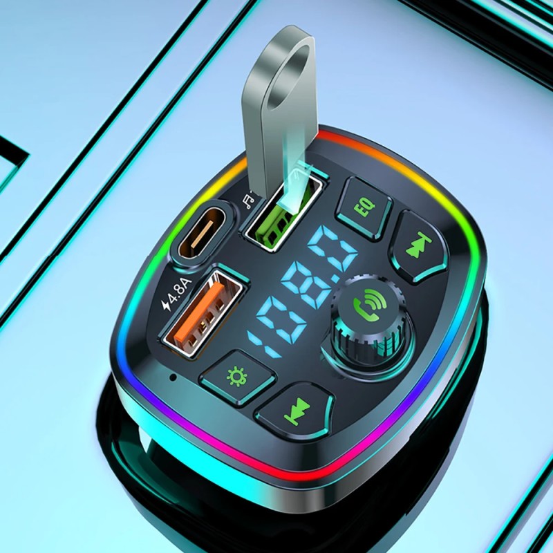 FM Transmitter Manufacturer - Car BT5.0 PD 20W Type-C Charger