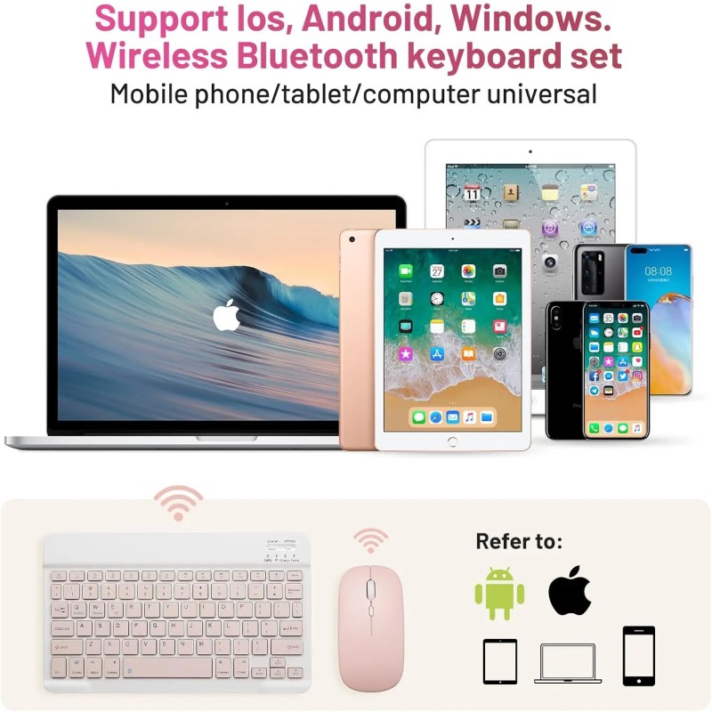 Wireless Keyboard Mouse Supplier - Ultra-Thin Rechargeable Combo