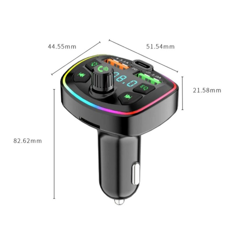 FM Transmitter Manufacturer - Car BT5.0 PD 20W Type-C Charger