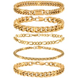 Geometric Bracelet Factory - Unisex No Fading Stainless Steel