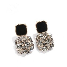 Saturn Earrings Factory - Belt Buckle Stud Unisex Geometric