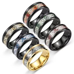 Stainless Steel Ring Manufacturer - Dragon Design OEM Custom Jewelry
