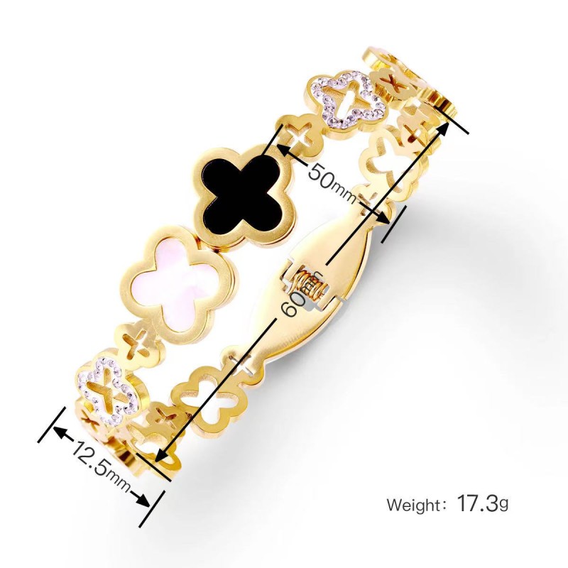 Diamond Bracelet Factory - Creative Gold Plated Titanium Steel