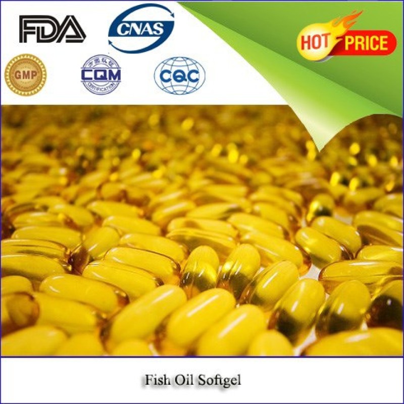 OEM Premium Concentrated Fish Oil Softgels Factory - 180mg EPA 120mg DHA 1000mg Omega-3 Heart Brain Health