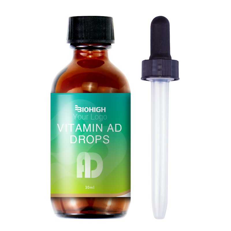 Source Factory Best-selling Vitamin D3 Drops Manufacturer - Liquid Vitamin D3 with K2 Oil-free Samples Health Support