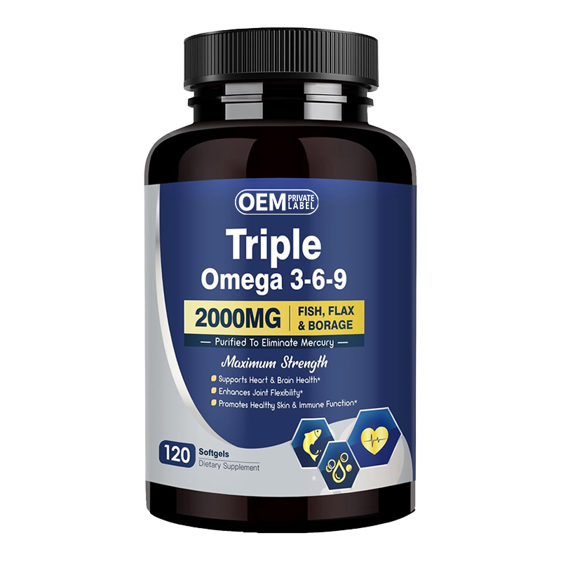 Wholesale Omega Supplement Fish Oil Softgels Manufacturer - 369 Fatty Acids Flaxseed Borage Vitamin E Cognitive Function