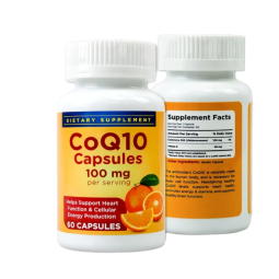 OEM Coenzyme Q10 Softgels Capsules Factory - Heart Health Antioxidant Reduces Fatigue Nervous System Support