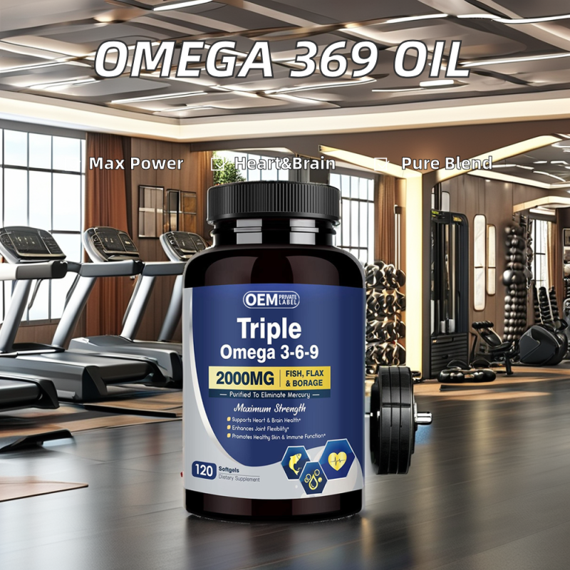 Wholesale Omega Supplement Fish Oil Softgels Manufacturer - 369 Fatty Acids Flaxseed Borage Vitamin E Cognitive Function