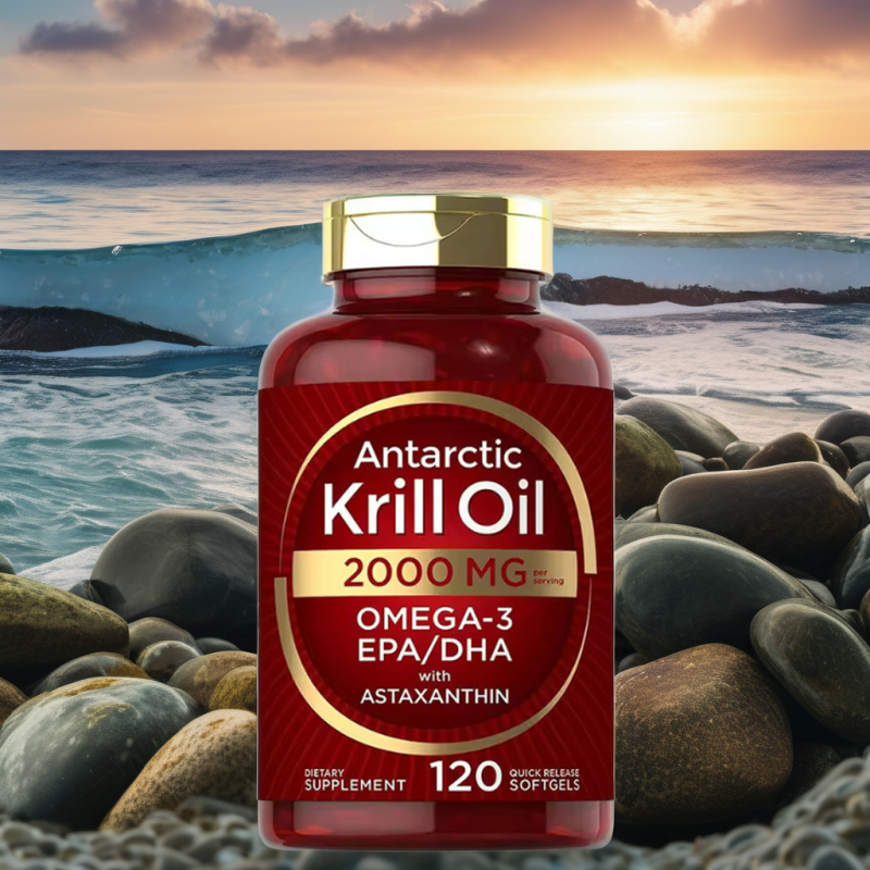 Wholesale OEM Antarctic Krill Oil Softgel Manufacturer - Omega 3 Fatty Acids Astaxanthin Supplements Fish Source