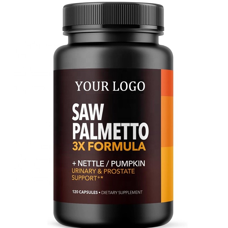 OEM Saw Palmetto Prostate Supplement Factory - Men's Health Stinging Nettle Pumpkin Seed Extract DHT Blocker Urinary Health