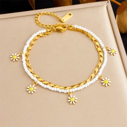 Butterfly Supplier - Double Layer Beach Anklets Women
