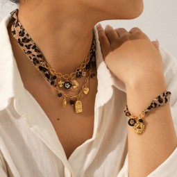 Leopard Print Factory - Flower Sun Heart DIY Pendant