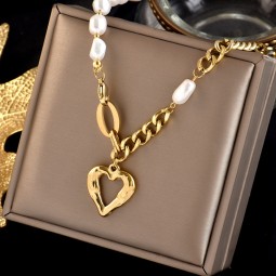 Heart Pendant Factory - Non Tarnish Gold Plated Pearl Jewelry