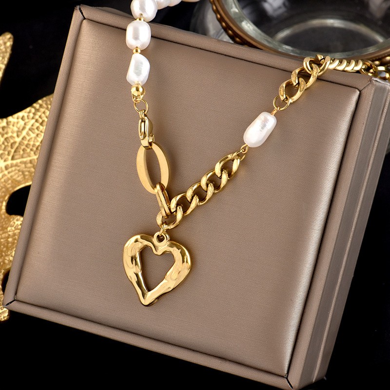 Heart Pendant Factory - Non Tarnish Gold Plated Pearl Jewelry