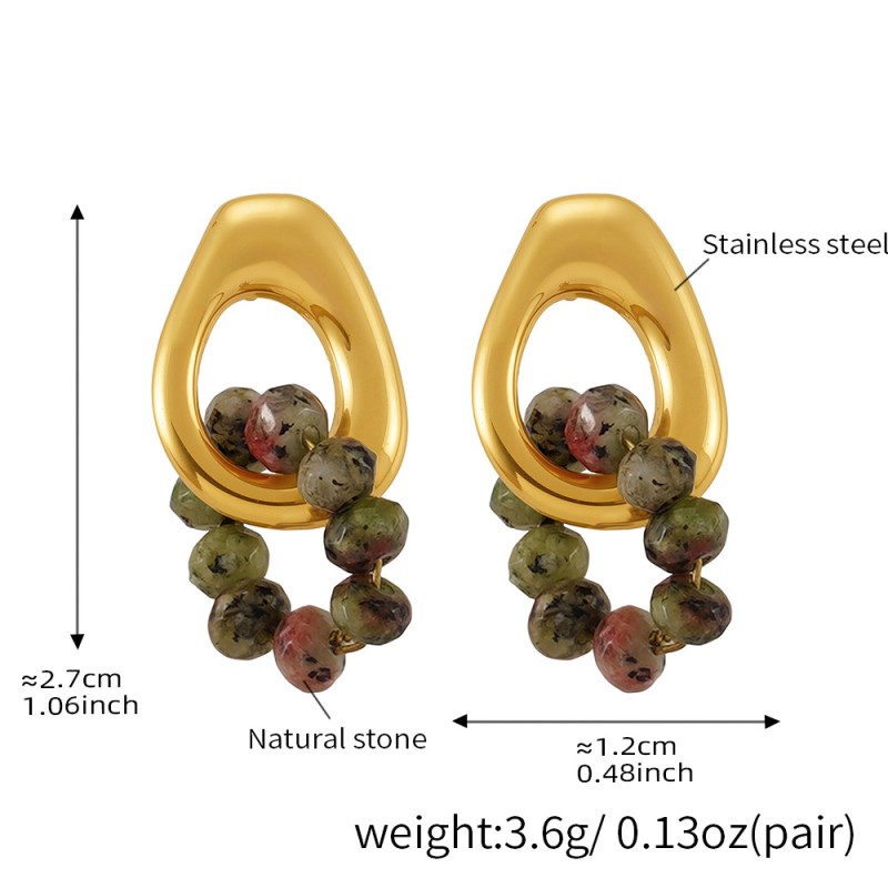 Turquoise Hoop Supplier - Blue Pendant Hypoallergenic